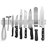 Modern Innovations 18 Inch Stainless Steel Magnetic Knife Bar - Use as Knife Holder, Rack, Strip, Kitchen Utensil and Tool Holder