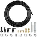 Mupera Fuel Line Repair Kit FLK-38-3/8 Inch Leak-Proof Lines Replacement for Automotive Fuel Systems | Compatible with Nylon & Steel Tubing | Cars, Trucks, SUVs