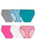 Fruit of the Loom Girls' Seamless Underwear Multipack, Hipster-6 Pack-Assorted
