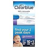 Clearblue Ovulation Complete Starter Kit, 10 Ovulation Tests and 1 Pregnancy Test