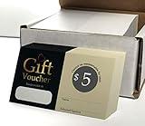 Coupon Cards, ($5) Gift Certificate Cards Vouchers for small business - Beauty Makeup Hair Nail Salon, Barber shop, Restaurant, Car Wash Center, Holiday, Christmas (100 pcs)