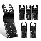6PCS Oscillating Tool Blades, Universal Wood Oscillating Multitool, Professional Oscillating Saw Blades, Quick Release Saw Blades for Dewalt, Milwaukee, Makita, Rockwell, Black&Decker, Craftsman