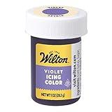 Wilton Gel Food Coloring, Highly Concentrated Gel-Based Icing Color for Frosting, Fondant, Batter & Dough, Vibrant & Blendable Cake Decorating Dye, 1 oz., Violet