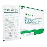 Generic Powder Free Latex Surgical Gloves, Size 8, 50 Pairs/Box
