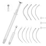 6ixGosh 14G 16G 18G 20G Piercing Taper Ball Grabber Tool for Changing Jewelry Piercing Threadless Insertion Pin Screw On Assistant Tool for Earring Nose Studs Changing Stretching Kit, 2