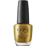OPI Nail Lacquer SaTURN Me On | Opaque Dark Brown Metallic Chip Resistant Nail Polish | Metallic Mega Mix Collection