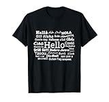 Hello In Different Languages Multilingualism T-Shirt Gift T-Shirt