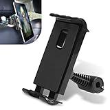 waswale 1 PC Car Seat Headrest Navigation Holder, ABS Stable Structure Noiseless Seat Back Mobile Phone Holder, 360 Degree Universal Angle Flexible Adjustment Accessories, for Most Cars (Black)