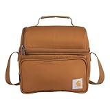 Carhartt Camping Cooler, Worksite Lunchbox, Soft Shell Cooler for Construction Sites, Work and Everyday Use Cooler, Brown