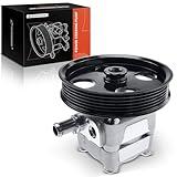 A-Premium Power Steering Pump, with Pulley, Compatible with Volvo XC70 2005-2007, S60 2005-2009, V70 2005-2007, Replace # 31202933, KS01000069