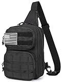 Wotony Tactical Crossbody Bag for Men - Durable Sling Bag with Cross Body Design EDC Shoulder bag