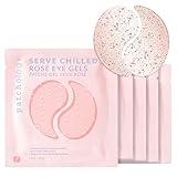 Patchology Serve Chilled Rosé Hydrating Under Eye Patches – Hyaluronic Acid & Antioxidant-Infused Eye Masks to Reduce Dark Circles, Puffiness & Fine Lines - Ideal Skincare Essentials (5 Pairs)