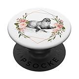Walrus Vintage Animal Drawing Retro Mammal Biology White PopSockets Adhesive PopGrip