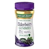 Nature's Bounty Elderberry Gummies, Immune Support, Contains Vitamin A, C, D, E and Zinc, 40 Gummies