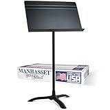 Manhasset Music Stand for Sheet Music - 48 Symphony Model - Long Lasting, Durable Manhasset Stand - Adjustable Height - 26" to 48" - Made in the USA