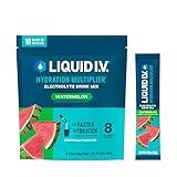 Liquid I.V.® Hydration Multiplier® - Watermelon | Electrolyte Powder Drink Mix | 1 Pack (16 Servings)