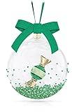 Swarovski 2024 Holiday Cheers Dulcis Ball Ornament, Green