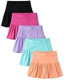 The Children's Place,Girls,Pull on Everyday Skorts,Multicolor 5-Pack,Medium