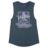 TeesAndTankYou Velaris Destination Graphic Women's Muscle Tank Medium Antique Denim