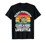Retro Wildlife Photography Lifestyle Wildlife Photographer T-Shirt