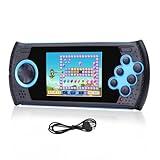 16 Bit Handheld Game for Kids Built-in 230 HD Classic Retro Video Games USB Rechargeable 3.0 Inch Childrens Travel Electronics Toys Portable Gaming Player System Gift for Boys Girls Ages 4-8-12