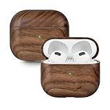 Woodcessories - Sustainable case Compatible with AirPods 3. Gen. Cover Wood, Walnut Wood