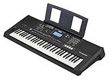 YAMAHA, 61-Key Touch-Sensitive Advanced Portable Keyboard with Music Rest and Power Adapter, (PSRE473)