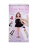 BSCOOL Sticker Dress up - Sticker Activity Book for Kids. Learn Girls Fashion Design with Stickers and Guides for Kids 5 and up. Little Designer Creativity Book. Stickers, Paper Dolls. Gift for Girls
