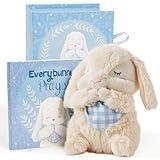 Tickle & Main Everybunny Prays The Praying Musical Bunny, Ideal Baptism & Christening Gifts for Girls, Babies & Toddlers on Easter (Blue, 7 in)