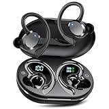 Wireless Earbuds, 2025 Bluetooth 5.4 Headphones HiFi Stereo, Bluetooth Earbuds with ENC Noise Cancelling Mic, IP7 Waterproof in Ear Earphones, 68H Dual LED Display Ear Buds for Workout Sports