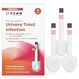 2San 2-in-1 UTI Test for Women – Fast 2-Min at-Home Urinary Tract Infection Test – Detects Leukocytes & Nitrite – FSA/HSA Eligible – 3 Strips – Comfortable Grip, Easy to Use