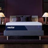 Nectar Luxe Hybrid 14” King Mattress - Medium Firm - Memory Foam & Innerspring Coils - Cooling Fibers - 3” Pressure Relief Layer - Mattress in a Box - 365-Night Trial & Forever Warranty