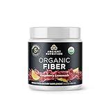 Ancient Nutrition Organic Fiber Powder, Raspberry Lemonade, Soluble Fiber from Acacia & Konjac Root, Supports Digestive Health, Reduces Bloating, 6.5 oz