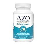 AZO D Mannose Urinary Tract Health, Cleanse, Flush & Protect The Urinary Tract, No.1 Pharmacist Recommended Brand, Clinical Strength, Non-GMO, 120 Count