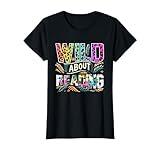 Wild About Reading Books Library Day Bookworm Leoparard T-Shirt