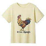 Free Range Chicken Toddler Shirt Farm Animal Kids Shirt Boys Girls Cute Country Kid Natural Tee Tops Clothes