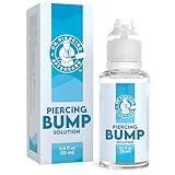 Dr. Piercing Aftercare Keloid Drops – Non-Greasy Saline Solution for Keloid Bump Removal for Piercings - May Reduce Appearance of Nose Piercing Bump, Nose Ear Lip Belly (15 mL)