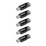 PNY 64GB Attaché X USB 3.2 Gen 1 Flash Drive, Advanced Performance Up to 130MB/s Read, Everyday Data Store & Transfer, Reliable Portable Storage, Durable, Type-A, Computers, Laptops, Desktops, 5-Pack