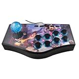 Jkjhbhged Retro Arcade Game Rocker Controller Usb Joystick For Ps2//Pc/Android Smart Tv Built-In Vibrator Eight Direction Joystick(No.A)