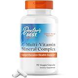 Doctors Best Multi-Vitamin Mineral Complex, Comprehensive Health Support, Non-GMO, Gluten Free, Vegan 90 Veggie Capsules