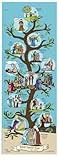 Beersheba Bible Family Tree & Timeline Poster for Kids, (39" x 14") Christian History & Art for Church, Homeschool, and Sunday School Classroom