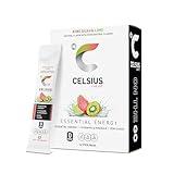 CELSIUS On The Go Kiwi Guava Lime, Sugar Free Energy Drink Mix (14 Sticks per Pack)