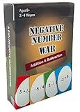 Negative Number War - A Fun Pre-Algebra Math Game for Kids 8-12 and Adults. Practice Adding and subtracting Negative Numbers While Having Fun!