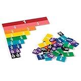 hand2mind Plastic Rainbow Fraction Tiles, Montessori Math Materials, Fraction Manipulatives, Unit Fraction, Fraction Bars Math Manipulatives, Fraction Games, Homeschool Supplies (Set of 51)