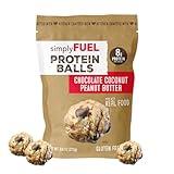 simplyFUEL Whole Food Protein Balls - Chocolate Coconut Peanut Butter Snacks - 8g Protein Snack - Gluten Free Energy Balls