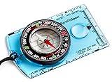 Orienteering Compass - Hiking Backpacking Compass - Advanced Scout Compass Camping and Navigation - Boy Scout Compass Kids - Childrens Compasses for Map Reading - Baseplate Compass Survival