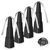 Fly Fans for Tables, Fly Fan Outdoor Indoor Keep Flies Away, Table Top Spinner with Holographic Blades, Flies Deterrent for Picnic, Restaurant, Party, Home, BBQ (4 Pack)