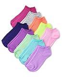 The Children's Place Girls Ankle 10 Pack Socks, Rainbow, Medium US