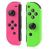 FFSTARYM Compatible with Nintendo Switch Controller, Upgraded Switch Controllers for Switch/Lite/OLED, with/Dual Vibration/Motion/Wake-up/Screenshot (PINK)