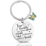 Ouligay Best Friend Keychain Friendship Gifts for Women Bestfriend Birthday Gifts for Women Bff Bestie Long Distance Friendship Best Friend Graduation Coworker Leaving Going Away Goodbye Farewell Gift